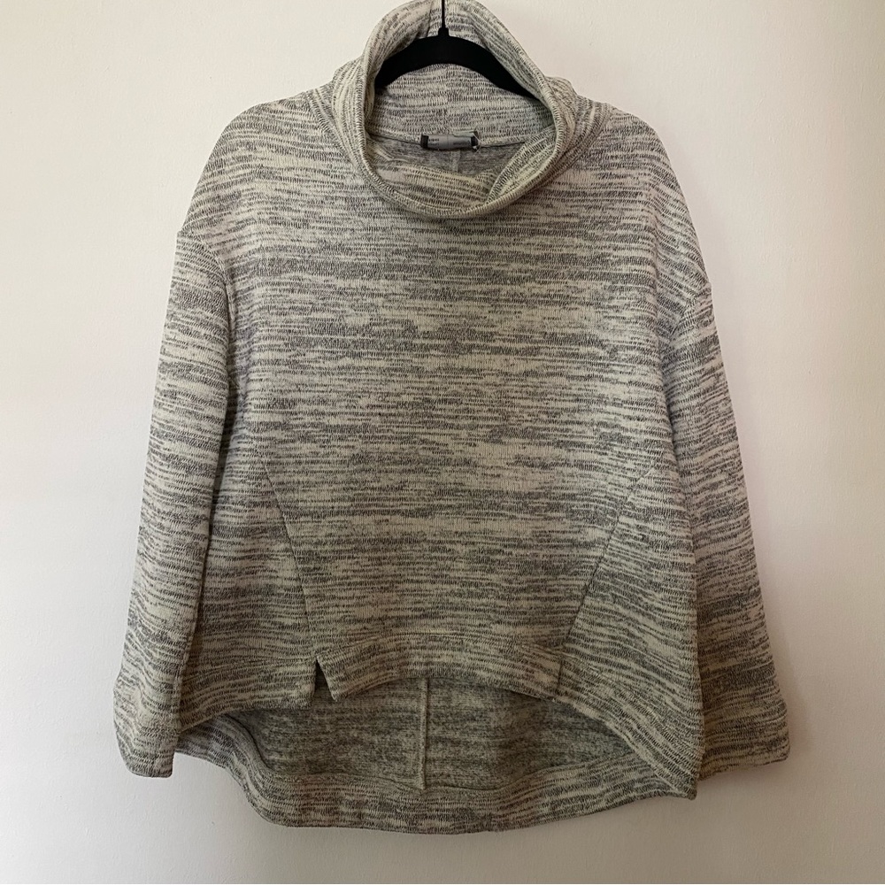 Anthro Saturday Sunday Knit High Low Hem Oversized Cowl Neck Sweater